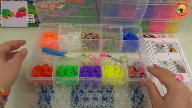 НАБОР РЕЗИНОЧЕК ДЛЯ ПЛЕТЕНИЯ LOOM BANDS смотреть онлайн