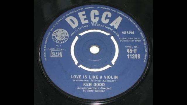 Ken Dodd - The Treasure In My Heart [1960] смотреть онлайн