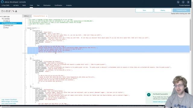 Making a basic Amazon Alexa Skill tell me cat facts with Node.js смотреть онлайн