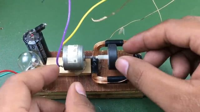 100% Free energy self running machine generator using dc motor 2018 - Science New experiment смотреть онлайн
