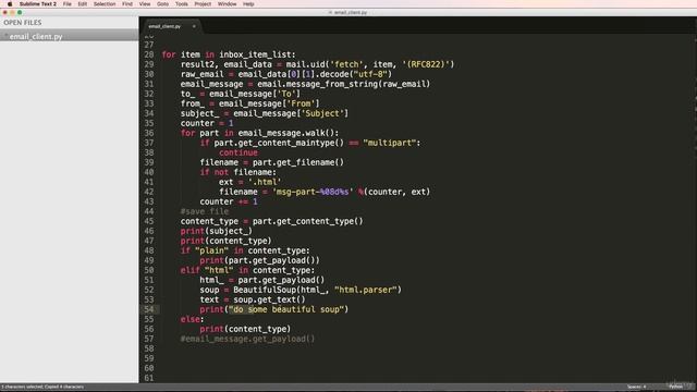 Day 30: Save Emails Locally in Python Programming смотреть онлайн