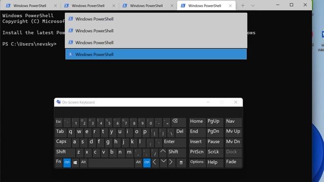 How to switch tabs in Windows Terminal смотреть онлайн