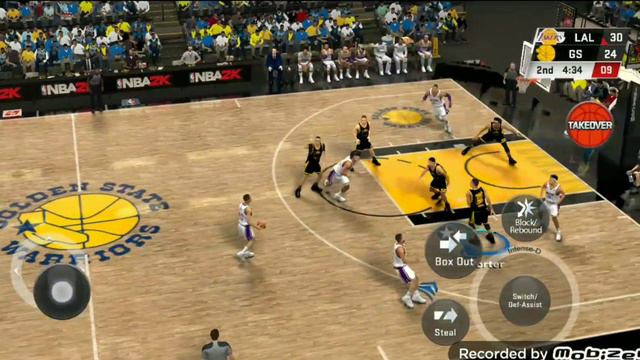 NBA2K22 MOBILE Lebron James and the lakers facing Steph Curry and the warriors 🔥 смотреть онлайн