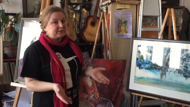 В гостях у Ольги Трофимовой. Часть 3. Модель и рисунок смотреть онлайн