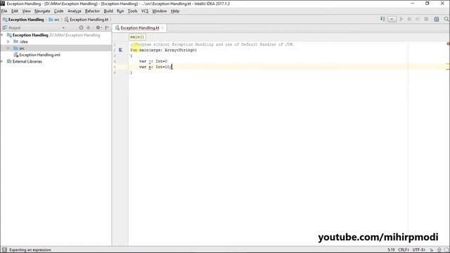 #179 Kotlin Tutorial | Exception Handling and Default Handler смотреть онлайн