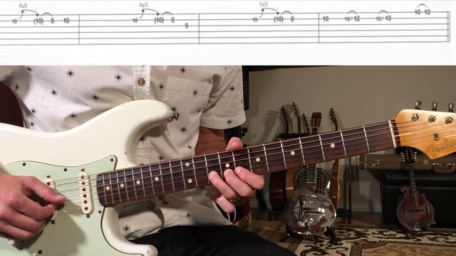 How To Play Wonderful Tonight On Guitar + TABs | The Solo | Eric Clapton Guitar Lesson + Tutorial смотреть онлайн