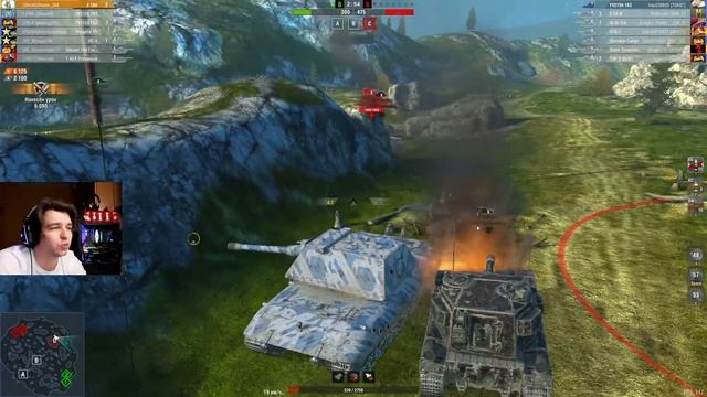 РОСКОШНЫЙ ТЯЖ E100 БРОСИЛ ВРАГОВ ПРОГИБОМ ● ГЕНИАЛЬНО ПЕРЕИГРАЛ НА 8К DMG ● WoT Blitz смотреть онлайн