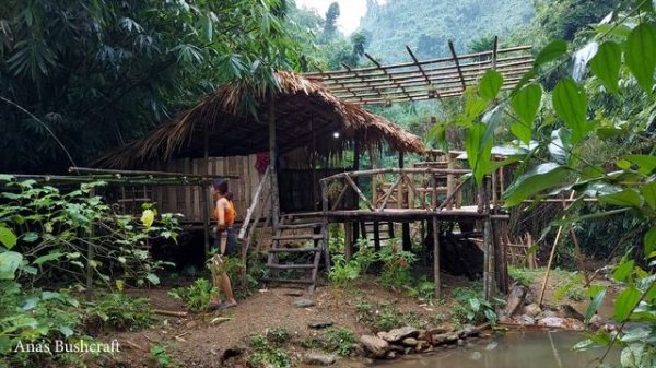 Ana's simple life | free energy for Bushcraft camp, Showering Off Grid - Coffee Scrub, OFF GRID Ep.