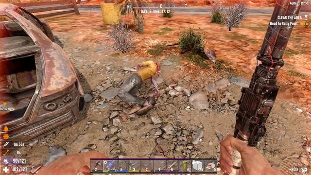 7 Days to Die Alpha 20 | The Daring Adventurer & ONE LUCKY DAY | Day 9 смотреть онлайн