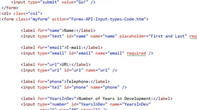 4.1 Input Types смотреть онлайн