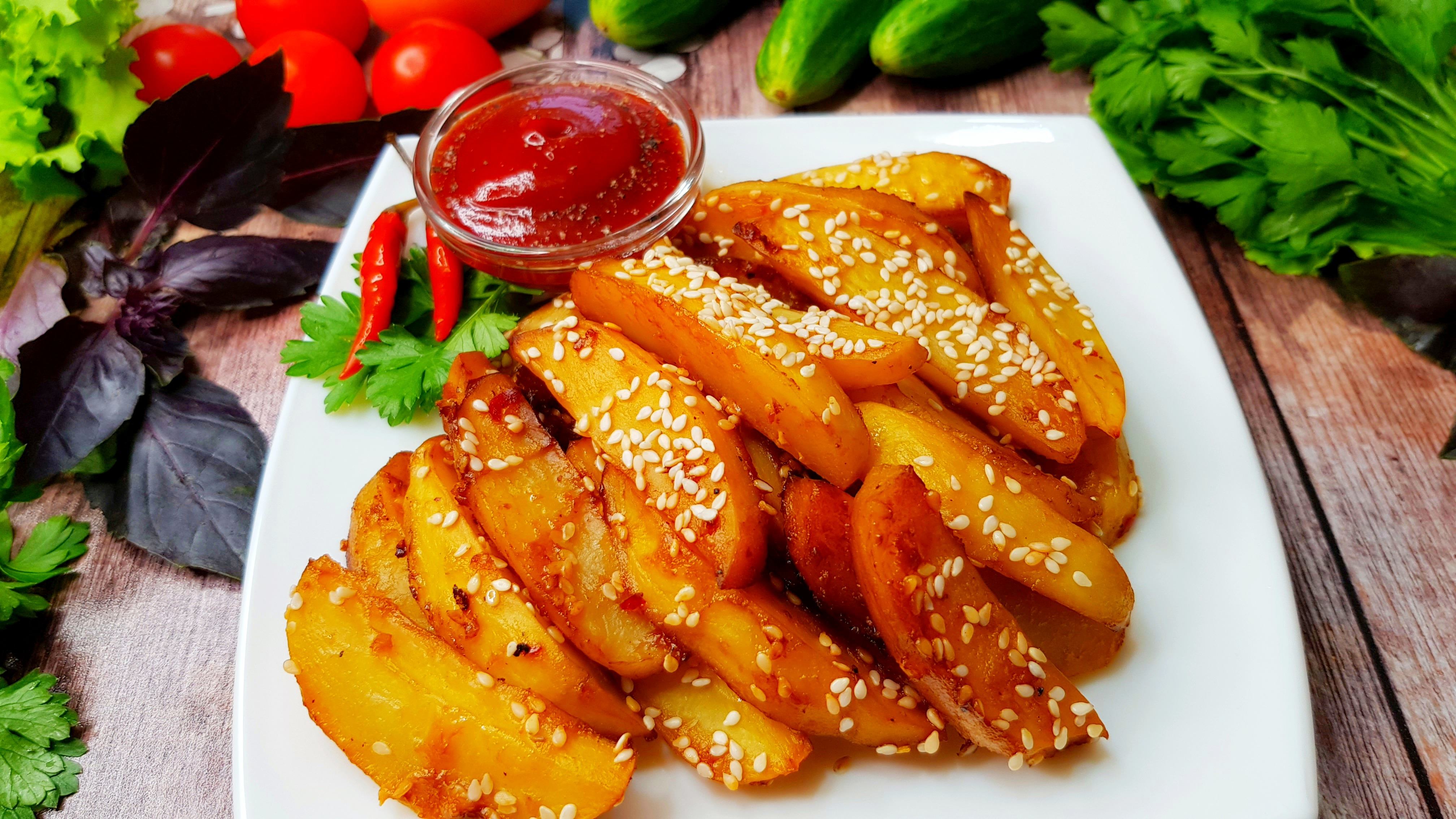 КАРТОФЕЛЬ с острой хрустящей корочкой для любителей погорячее – простой и невероятно вкусный рецепт! смотреть онлайн