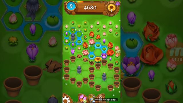 Blossom blast saga level 216, как пройти уровень? смотреть онлайн