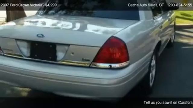2007 Ford Crown Victoria Police Interceptor - for sale in New Haven, CT 06511 смотреть онлайн