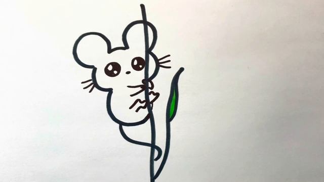 Как нарисовать мышку смотреть онлайн