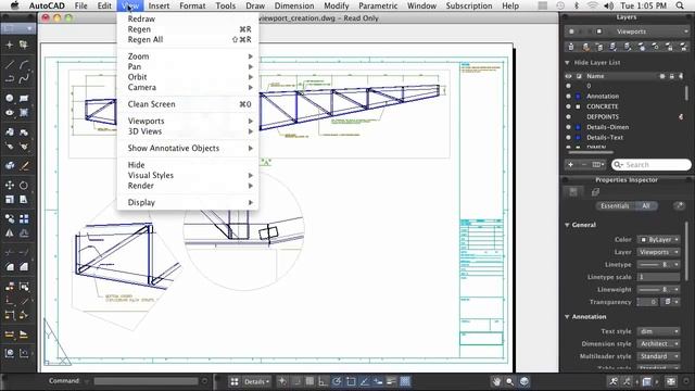 AutoCAD for Mac: Creating Layout Viewports смотреть онлайн