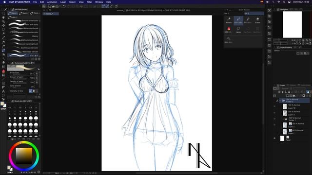 Daily Sketch 01 to Love Ru Darkness Momo смотреть онлайн