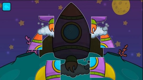 Bimi Boo Kids Puzzles Games for Boys and Girls Educational Brain App # 5 (Space)