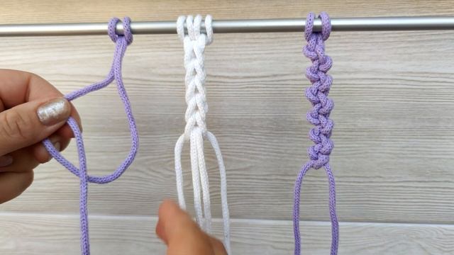 Урок 3 Макраме для начинающих. Цепочки Змейка и Галочка. смотреть онлайн