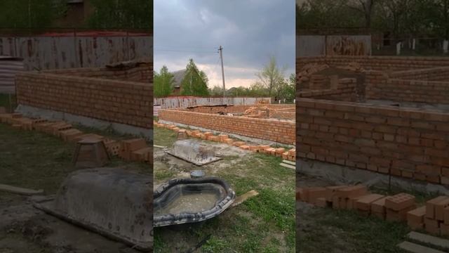 Кладка цоколя в полтора кирпича . смотреть онлайн