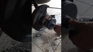 замена за 10минут заднего ступицы на Т5,Volkswagen Transporter1.9 МТ,2008