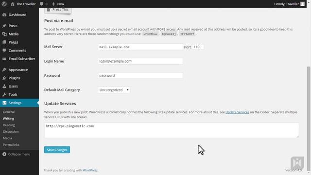 WordPress for Beginners 2015 Tutorial Series | Chapter 3-27: Settings and Configurations смотреть онлайн