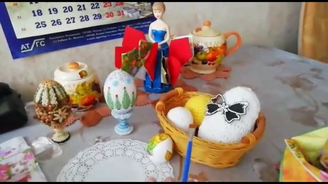 Мастер-класс по декупажу яиц к Пасхе. смотреть онлайн
