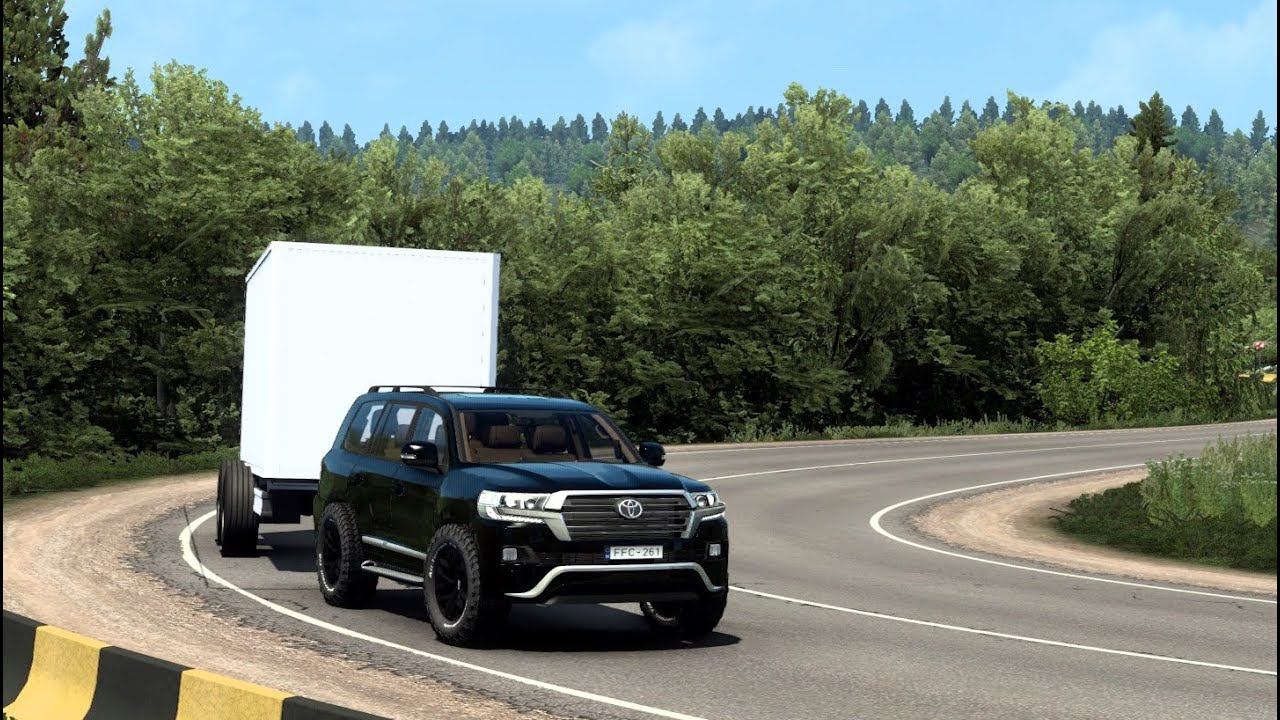[ETS 2] Totota Land Cruser 200_Hauling Transit Trailer_Brasov-Bacau смотреть онлайн