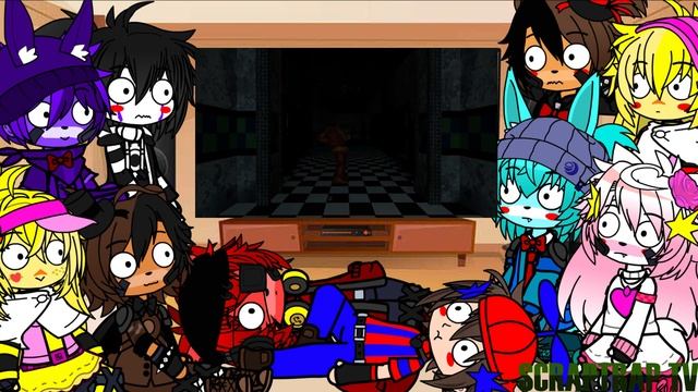 Фнаф 1 и 2 реагирует на Friendly Foxy 2 FNAF Gmod Animation | Gacha club | смотреть онлайн