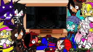 Фнаф 1 и 2 реагирует на Friendly Foxy 2 FNAF Gmod Animation | Gacha club |