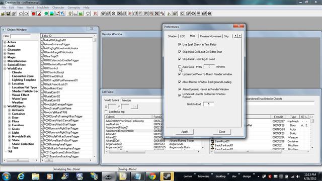Hellcat5's Guide to Bethesda Creation Kit - menu system: file menu смотреть онлайн