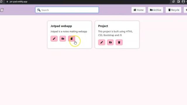 Jotpad - Notes Making webapp