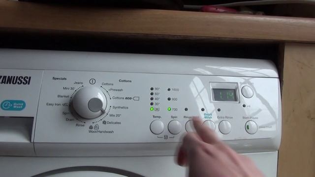 Zanussi Aqua Fall ZWHB7160 : All programs and options смотреть онлайн