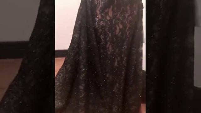 Кружевное черное вечернее платье от кутюр смотреть онлайн