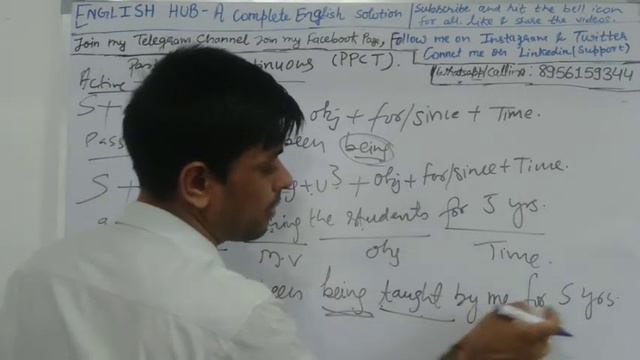 Passive voice of Past perfect Continuous Tense in English grammar/ Learn English in very easy way смотреть онлайн