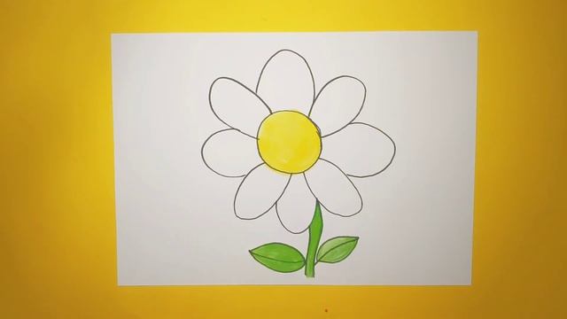 Chamomile Drawing, Painting and Coloring for Kids, Toddlers, Cartoon смотреть онлайн