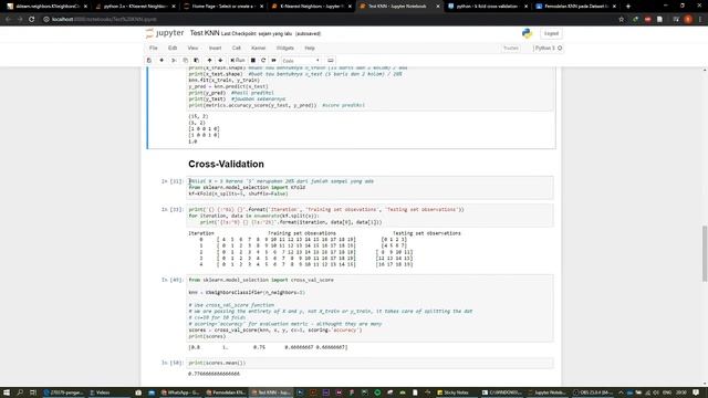 KNN Algorithm ( Cross Validation ) смотреть онлайн