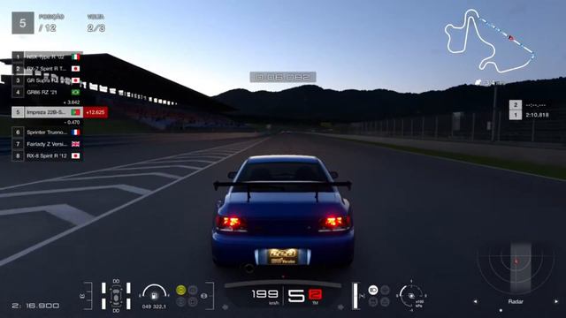 GT7 - Japanese Clubman Cup 550 (Autopolis International Racing Course) | Subaru Impreza 22B-STi '98 смотреть онлайн