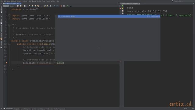 Java - Ejercicio 89: Obtener la Hora y Fecha Actuales смотреть онлайн