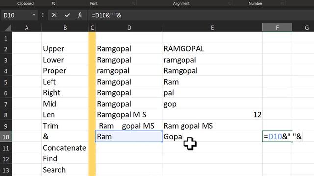 Text Functions in Excel : 14 different functions covered смотреть онлайн
