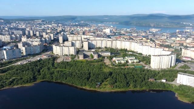 Мурманск, полярный день, июль. смотреть онлайн
