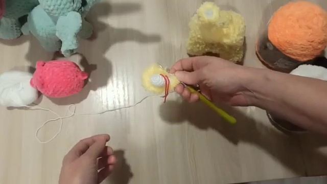 #вязаныекопытца 2 отчёт: среда, четверг #вязаныйслоник #поросенок