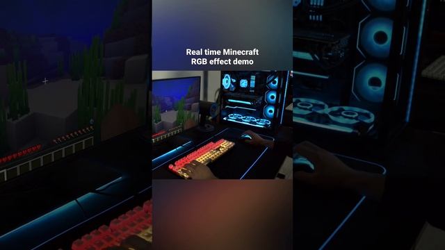 Minecraft RGB Effects - Real Time Demo смотреть онлайн