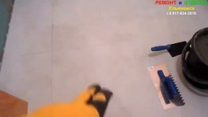 Укладка плитки в ванной за 10 минут своими руками! Укладка плитки в 3 раза быстрее без системы DLS!