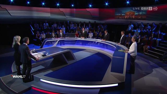 ORF-Elefantenrunde - Runde der Spitzenkandidaten - 12.10.2017 смотреть онлайн