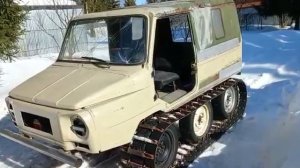 ЛУАЗ на гусеницах. Обзор ч.1