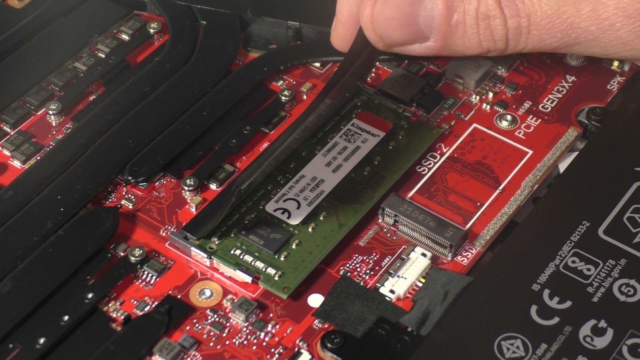 Установка и тест оперативной памяти в ноутбуке Asus TUF Dash F15 смотреть онлайн