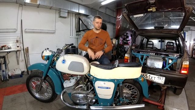Иж Юпитер 3 1974 первый выезд после 2 лет реставрации смотреть онлайн
