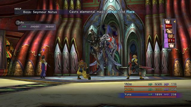 Final Fantasy X HD - Seymour Natus gets his ass kicked смотреть онлайн