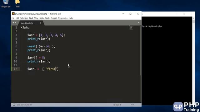 09 - How to use Array Function: unset смотреть онлайн
