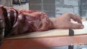 Как отрезать Пеноплекс ровно канцелярским ножом.